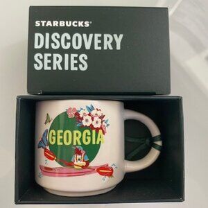 New Starbucks Georgia Discovery Series 2 oz Expresso Mug Ornament Collec…